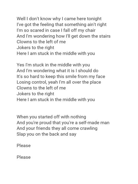 in the middle song lyrics.